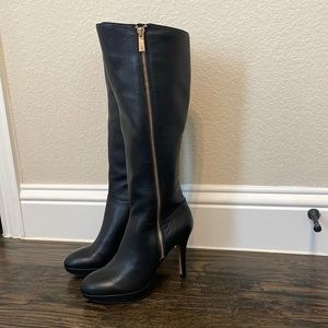 Vince Camuto Black Leather Boots NWOT